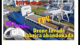 Drone invade fabrica, Moinho São Jorge em Santo Andre