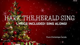 Hark! The Herald Angels Sing Christmas Carol | Sing Along with Lyrics! Christmas Song