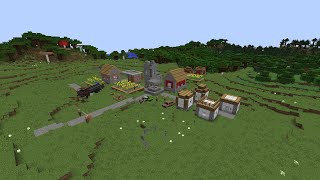 Я проник в деревню гопников в (Minecraft)