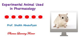 Study of common laboratory/ Experiemntal animals.