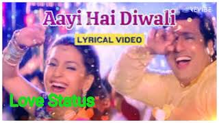 आई है दिवाली सुनो जी घरवाली Govinda Juhi chawla Udit Narayan Alka New Diwali song 2024 #diwali #gana