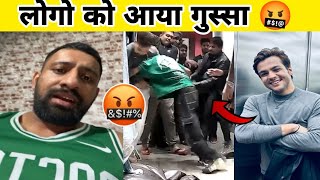 Youtubers Angry On Elvish Yadav And Maxtern || Elvish Yadav Vs Maxtern Full Fight #elvishyadav