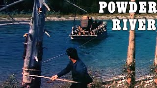 Rory Calhoun, Cameron Mitchell | Full Western Movie | Classic film | Powder River English