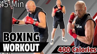 45 Min Boxing HIIT Workout for Improved Stamina | Follow Along