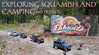 EXPLORING SQUAMISH AND CAMPING WITH FRIENDS..