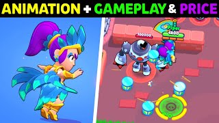 BRAWL STARS FLAG BEARER PIPER GAMEPLAY, ANIMATION, COST, PIN & PLAYER ICON