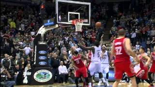 Gorgui Dieng Bobbles the Ball, but Still Hits the Game Winner!