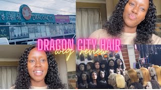 Let’s go buy curly hair at DRAGON CITY | Affordable Curly Hair| 3 way curly wig Review| South Africa