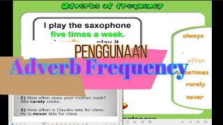 Pelajaran Bahasa Inggris  Penggunaan Adverb Frequency