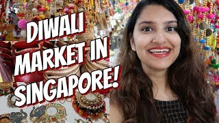 Visiting A Diwali Market in SINGAPORE?!