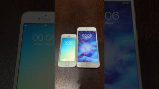 iPhone 5s vs iPhone 7 Plus boot up test #shorts #iphone5s #ios12 #iphone7plus #ios15