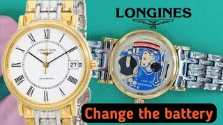 How to change the battery Longines watch