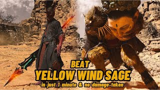 Yellow Wind Sage Boss Fight (No Damage Taken)-Black Myth Wukong