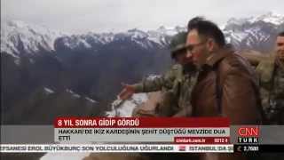 Hakkari Dağlıca'da İkizinin Şehit Olduğu Yere Giderek Dua Etti.