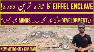 New Metro City Kharian Eiffel Enclave Site Visit , Latest Drone Fottage Of Development.