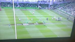 try on debut for the Ireland 7s star : Robert Baloucoune