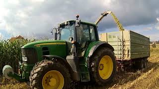 Maishäckseln 2018 / Claas, Deutz-Fahr, 3x Fendt, John Deere