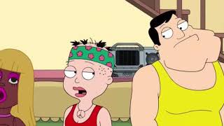 American Dad - Roger falls down the cliff