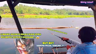 CAMP FISHING:MASYA ALLAH REZEKI INI IKANNYA SEPERTI DIKOLAM || mancing cirata terbaru 2024