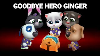 GOODBYE HERO GINGER - My Talking Tom Friends - Talking Tom Hero Dash 110724 #1