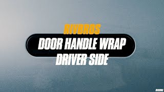 Rivian Door Handle Wrap for R1T / R1S - Install Guide - RIVBROS