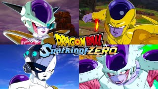 Dragon Ball Sparking Zero - All Frieza Transformations, Supers & Ultimates (4K 60FPS)