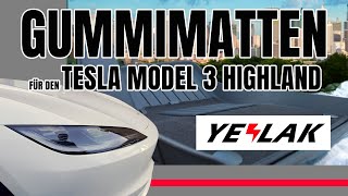 Sicherheit und Komfort im Winter: Gummimatten für deinen Tesla Model 3 Highland (2024) - Unboxing