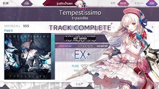 ［Arcaea］Tempestissimo Past → Present Anomaly Challenge Pure Memory (10486175 pts -NOT SAVED-)