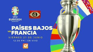 Canal 4 TCS El Salvador | Eurocopa 2024 - Países Bajos vs Francia (Jornada 2) Promo