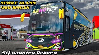 MOD BUSSID TERBARU || STJ GANGTEY REBORN JB3 HDD SG HINO