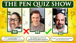 The Pen Quiz Show - #3 - Azizah Asgarali, Aidan Bernal and Edmond Terakopian