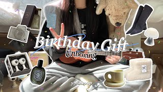 [ENG]‧⁺✧생일선물 언박싱 그리고 실버버튼⁺‧ 귀여운 거 투성이야~•̀ɞ•́ | 생일선물 아이디어