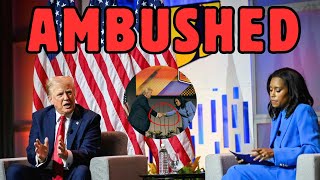 Trump gets AMBUSHED by Black Journalist convention| Kamala a NO SHOW