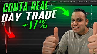 Análise da Conta Real Day Trade - 13/10/2023  17% de Lucro