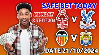 FOOTBALL PREDICTIONS TODAY 21/10/2024|SOCCER PREDICTIONS BETTING TIPS,#betting@sports betting tips