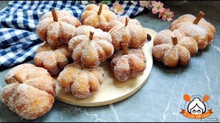 Fried pumpkin-shaped bombettes