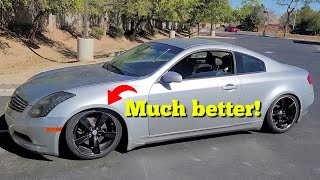 Fixing everything wrong on my G35 coupe!