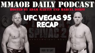 UFC Vegas 95: Tybura vs. Spivac 2 Recap MMAOB Daily Podcast For August 11th