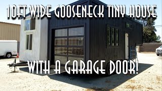 10ft Wide Gooseneck Tiny House Shell Tour