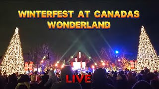 🔴LIVE: WinterFest at Canada's Wonderland #live #livestream #winterfest