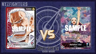 Marine Might vs. Diplomatic Grace: Monkey D. Garp vs. Nefeltari Vivi One Piece Card Game