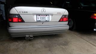 1994 w124 e500 exhaust vid