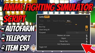 ROBLOX Anime Fighting Simulator Script / Hack | INFINITE STATS, CHAKRA GAIN and More!!!