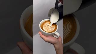 Latte art tutorial- wiggle heart #lattearttutorial #latteeart #shorts