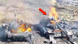 HIMARS destroys a huge Russian convoy with precise hits! The Best Moments