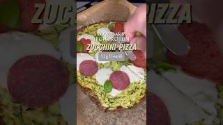 Low-Carb & High-Protein Zucchini-Pizza! 🤤🍕 #rezepte #zucchini #gesundepizza