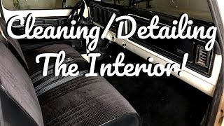 Cleaning & Detailing the Interior of My 1974 Ford F-100!