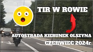 TIR W ROWIE AUTOSTRADA SUZUKI GSX600F 2024r