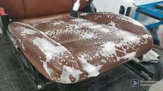 Dirty Leather on Mercedes C220 - Filty Cleaner #ASMR