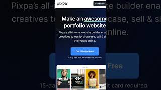 Build your design portfolio with Pixpa